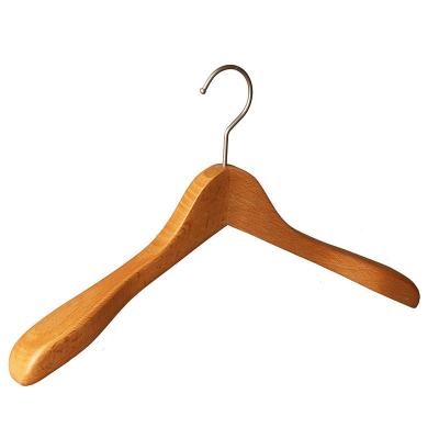 China Factory wholesale one shoulder wardrobe wide grade high quality bamboo hangers for sale