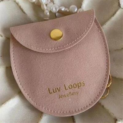 China Jewelry factory wholesale custom jewelry pouch velvet logo pilou packaging bag for jewelry crafts for sale