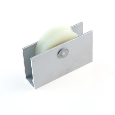 China Hotels Factory Supply R20 Aluminum Track Wheels Sliding Door Window Roller Pulley for sale