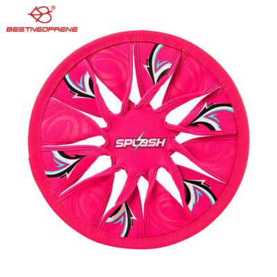 China Featured Eco - Friendly Custom Printing Neoprene Flying Disc For Outdoor Toys for sale