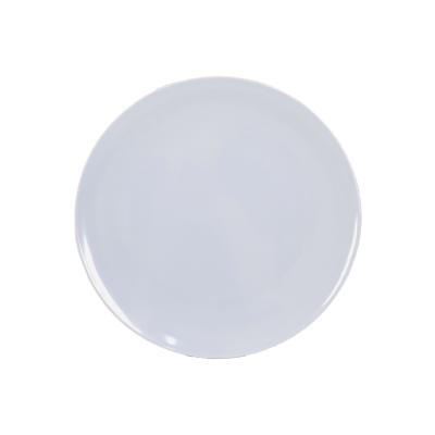 China Sustainable hot sale basics white melamine solid color salad dessert dish unbreakable restaurant dish dishes for sale