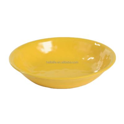 China Sustainable Handmade Kitchen Dip Melamine Snack Serving Tray Bowls For Parties Serving Salad Food for sale