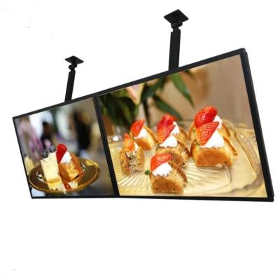 China Long life longevity restaurant hanging advertising sings board box light menu led billboard fast food menu crystal light box for sale