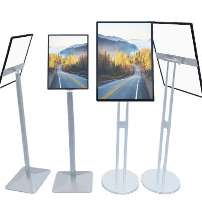 China Street Furniture Led Slim Light Box With Free Standing Led Light Box Display Frame for sale