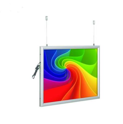 China Long Life Durability Double Sided LED Poster Light Box With Suspension Cables In A2 And A1 Size LED Menu Light Boxes Poster Light Boxes For Hanging for sale