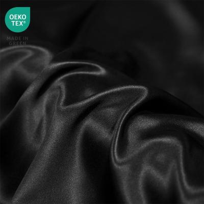 China Deying new organic high quality pure mulberry production hot sale 100% solid color silk fabric for costume dress for sale