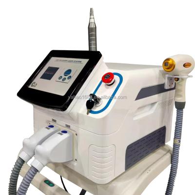 China Hair Removal Portable 2 in 1 Diode Laser 808 PS Laser Tattoo Removal Diode Laser Hair Removal Machine for sale