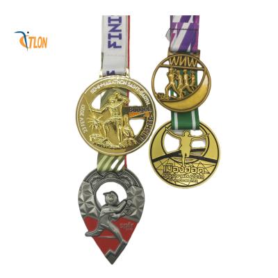 China Wholesale Custom Sports Award Medal Metal Engraved Blank Medal for sale