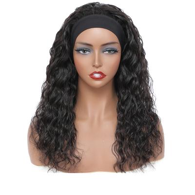 China Wholesale Kinky Curly Headband Wig Deep Water Wave Curly Hair Wigs,Brazilian Headband Wigs Hair For Black Women for sale