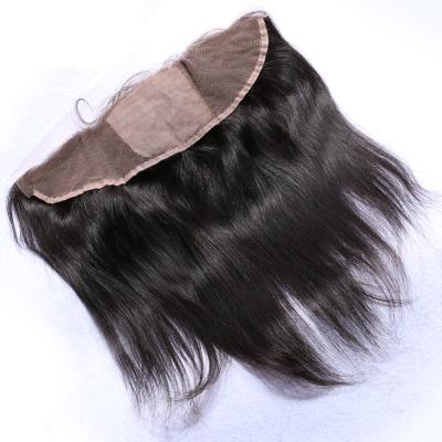 China Wholesale Price 13x4 Base Headband Good Quality Silky Straight Virgin Hair Ofly Wave Frontal Cuticle Wave Hair Straight Hair for sale