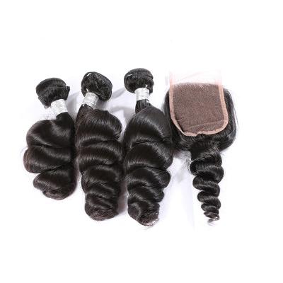 China Loose Wave Cuticle Aligned Virgin Hair Weave Extension Vendors With 10A 100% Raw Brazilian Hair Bundles for sale