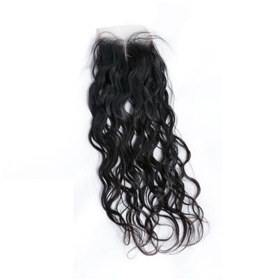 China Body 4x4 5x5 6x6 7x7 Lace Closure 100% Straight Swiss Brazilian Hair Transparent Lace Closure, HD Lace Closure for sale