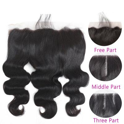 China Body Wave Stock Cheap Price 16 Tall 18 20 Inch Sheer Pre Plucked 13x4 HD Swiss Lace Frontal Closure for sale