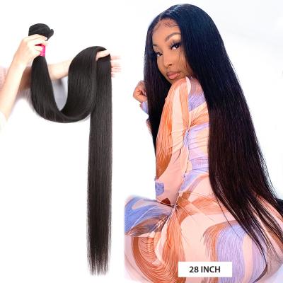 China Wholesale 12a Grade Silky Straight Wave Cuticle Aligned Sellers Raw Virgin Brazilian Hair Bundles 40 Inch Long Straight Hair Bundles for sale