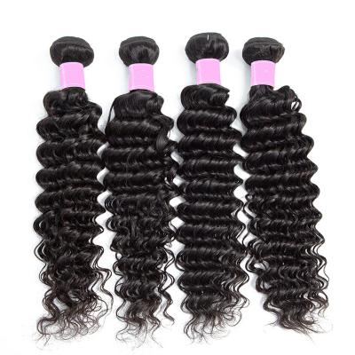 China Deep Wave Bundle Hair Wholesale Vendors Deep Wave Deep Curly Cuticle Aligned Virgin Hair for sale