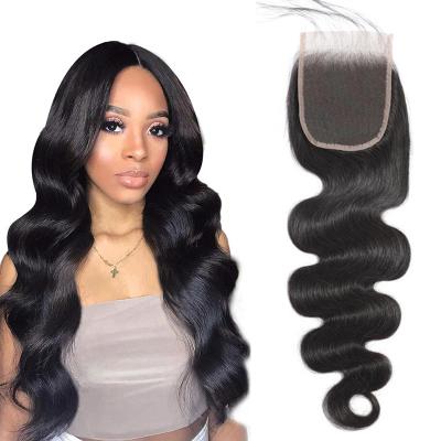 China New Arrival 4x4 5x5 6x6 7x7 Wave Lace Closure One Swiss Sheer Silky Straight Girl Donor With Cuticle Aligned Virgin Hair for sale