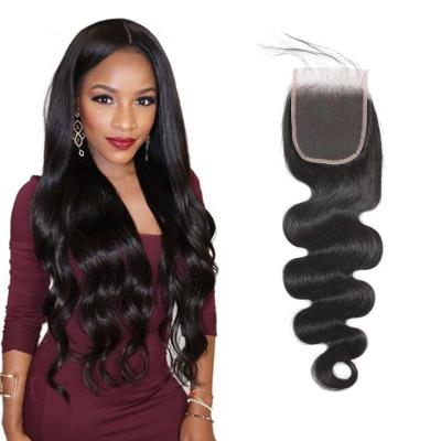 China Body Wave Cuticle Aligned Closure 4x4 5x5 Hair Scalp Frontal Cheap Swiss Lace Frontal HD Closure & Headband for sale