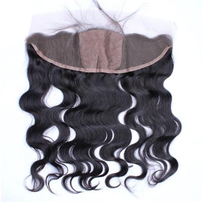 China Remy Hair Body Wave Silky Straight Human Hair Low Lace Frontal Closure With Bundles, Hd Transparent Thin Film Swiss Lace Headband for sale