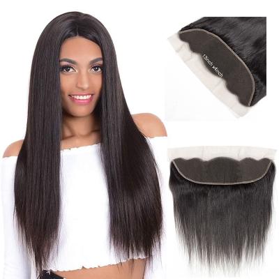 China Silky Straight Wave Drop Shipping Invisible Closure, Transparent Thin Swiss Lace Frontal Closure, 13X4 13X6 4X4 5X5 6X6 Lace Closure With Baby Hair for sale