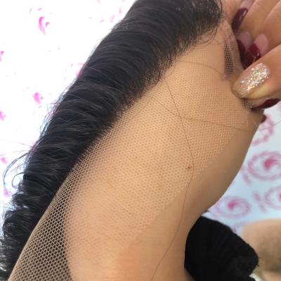 China Virgin Indian Hair Wave Transparent HD Drawn Superb Silky Straight Double Lace Frontal 14 To 20 On Sale for sale