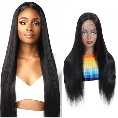 China Real Mink Brazilian Cuticle Aligned Virgin Human Hair 5x5 Full HD Lace Frontal Wig 100% for sale