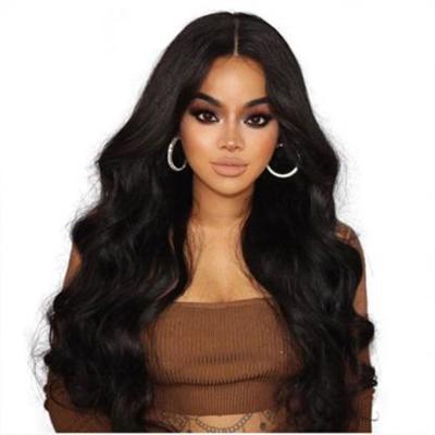 China Straight Cheap 100% Virgin Brazilian Hair Middle Part Natural Black Bob Hair Lace Wigs 13*4*1 for sale