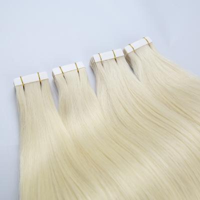 China Factory Big Silky Straight Wave Stock Wholesale 100% Human Remy Hair Extensions Double Drawn Tape Good Quality Virgin Hair Directly With Logo Package for sale