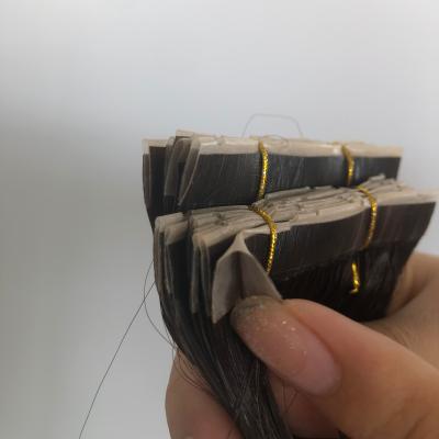 China New Arrival Silky Straight Wave Double Sided Twin Tape Tag Hair Extension , 100% Virgin Cuticle Aligned Hair for sale