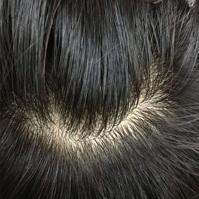 China Luxury 100% Virgin Hair Toupee for Woman, Silky Low Skin Feeling Hair Toupee for Woman for sale