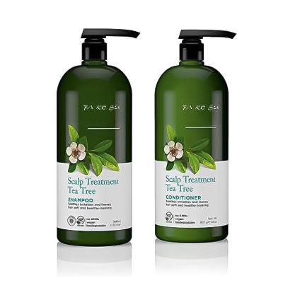 China Tea Tree Oil Natural Nourishing Herbal Shampoo And Conditioner Set for sale