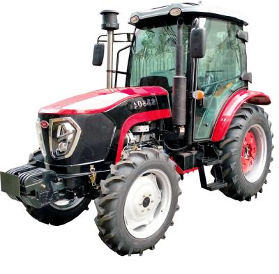 China Farm Work Machinery 4wd New Farm 80hp 804 4x4 Four Wheel Tractor For Sale for sale