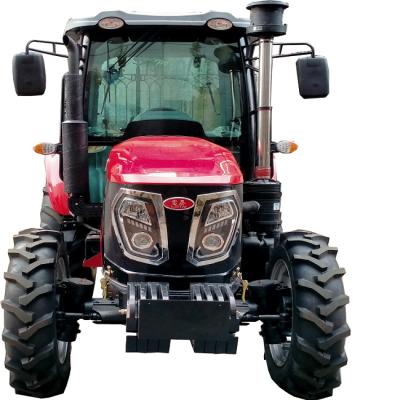 China High Quality Farm Work Machinery China Farm Tractors 80HP 4x4 Wheeled Tractor For Sale for sale