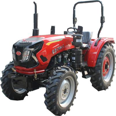 China Factory Agricultural Products Mini Farming Tractor Garden 4 Wheel Drive 4Wd Tractor 70hp Farm Tractor for sale