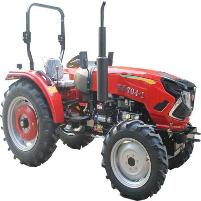 China Factory 4*4 Farm Tractor 70hp Farm Tractor With Safety Frame for sale