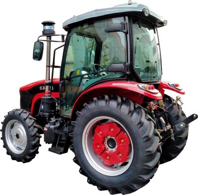 China Cultivate hot sale factory price wholesale tractors 80HP farm four wheel tractor for sale