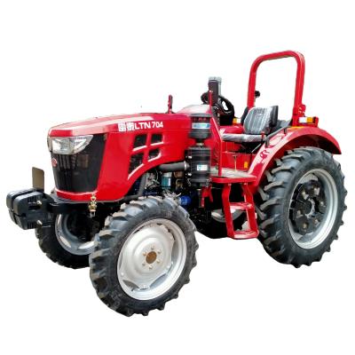 China Cheap Farms 70hp Farm Tractors For Sale China YUNNEI Power Diesel Engine Wheel Gear for sale