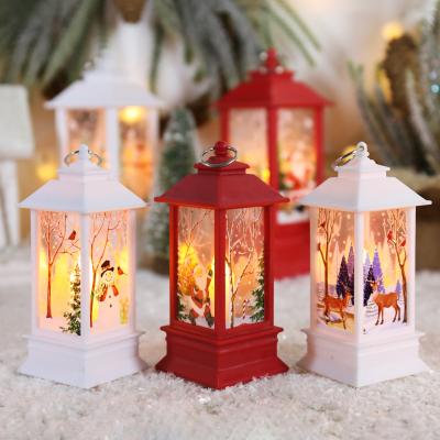 China Wholesale Eco - Friendly Christmas Flame Lantern For Home Christmas Decoration Supplies for sale