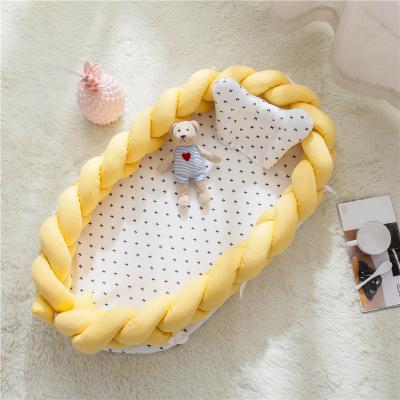 China Soft Travel Carry Nursing Baby Snuggle Nest Co-sleeping Custom Infant Baby Nest Bed Materials Eco-Friendly for sale