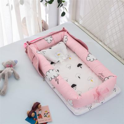 China Newborn Car Carry Wholesale Baby Nest Eco-friendly Foldable Couch Foldable Sofa Baby Nest Sleeping Materials Baby Cradle Cirb for sale