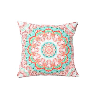 China Anti-Static Bohemian Vintage Style Folk Pillow Covers Mandala Print Throw Home Decor Boho Cushion for sale