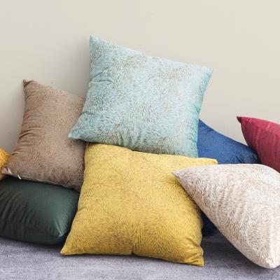 China Anti-static European Luxury Pillow Cover Embossed Velvet Cushion Cover Home Decoration Cushion Cover for sale