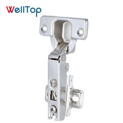 China VT-16.002-52 Modern Furniture Door Hinge Full Half Folding Door Hinge Inset Covered Two Way Iron for sale