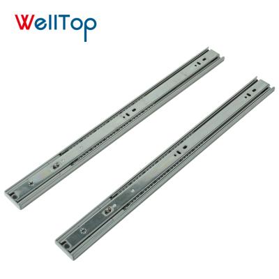 China Slide Rail 3 Fold Table 45mm Ball Bearing For Cabinet 1.2*1.2*1.4mm Thickness 500mm Length 15.031 for sale