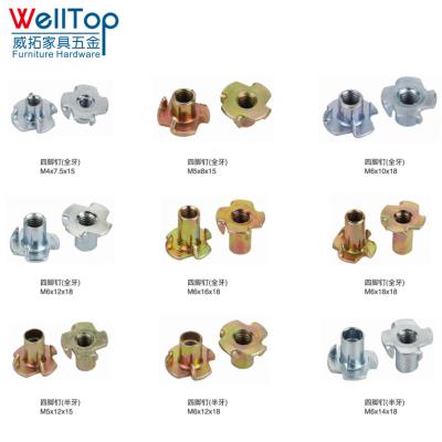 China Furniture Hardware Fittings Connector Nut Nails Ferrule Nut VT-14.098 Iron for sale