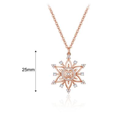 China Office/Current Copper Women's Zircon Women's Gold Color Chain Career Valentine's Day Necklace Queen Pendant Necklace for sale