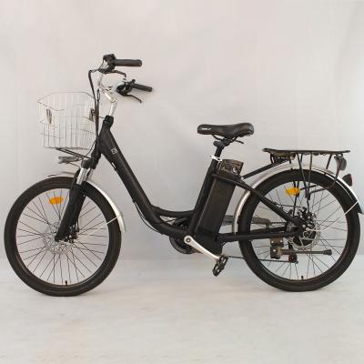 China Mini Ready To Board E Bike 24 Inch 7 Speed ​​Electric Bicycle City Electric Bike for sale