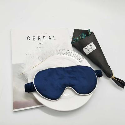 China Hot Selling Anti-Wrinkle 100% Silk Ice Eye Mask Cooling Sleep With Elastic Band For Light Blocking for sale