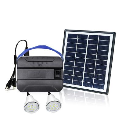 China Mini Portable 4W Solar Panel Power Home Light Systems for Home LED and Mobile Phone for sale