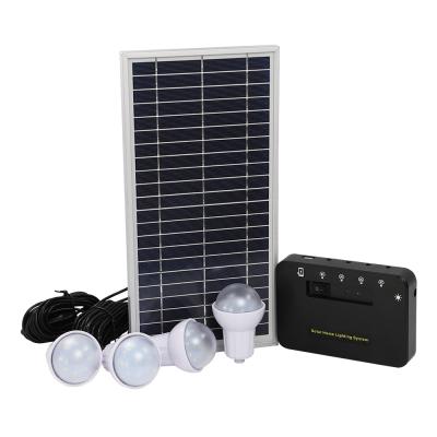 China Home Energy Savings PS-K015 Solar Lighting Kit With 4 Bulbs Lighting Up 4 Rooms For Rooms For Family for sale