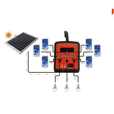 China 20W Solar Panel Light System Power Cell Phone Station Affordable Home Bank for sale